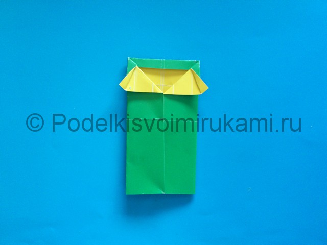 Карандаш из бумаги своими руками в технике оригами. Шаг №12.