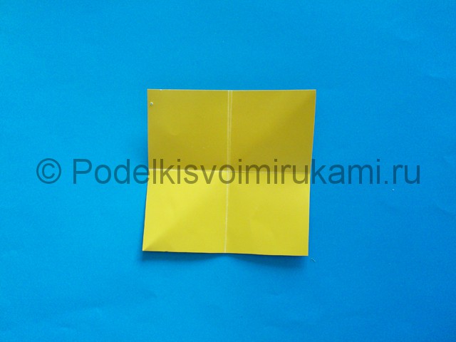 Карандаш из бумаги своими руками в технике оригами. Шаг №5.