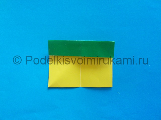 Карандаш из бумаги своими руками в технике оригами. Шаг №6.