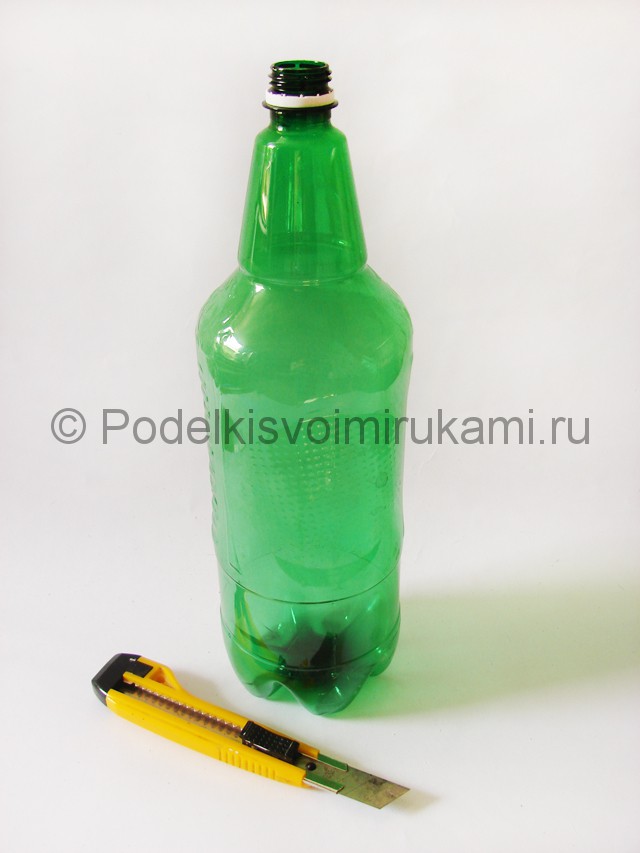 Пальма из пластиковых бутылок своими руками. Фото 11.