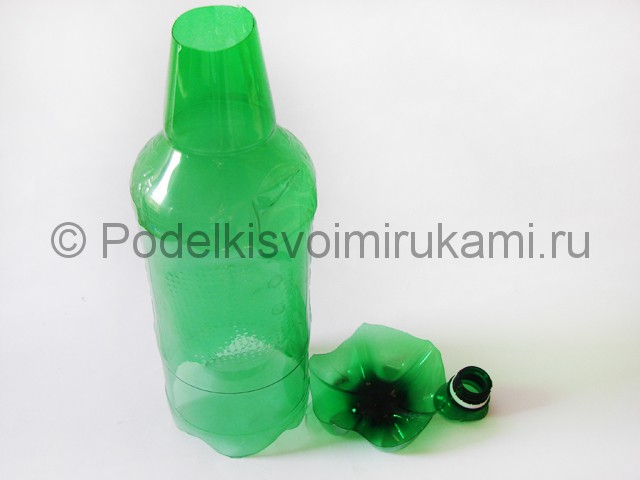 Пальма из пластиковых бутылок своими руками. Фото 12.