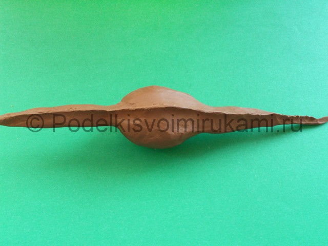 Лепка диплодока из пластилина - фото 4.
