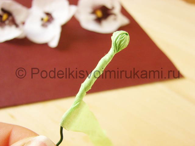 Изготовление орхидеи из бумаги - фото 32.