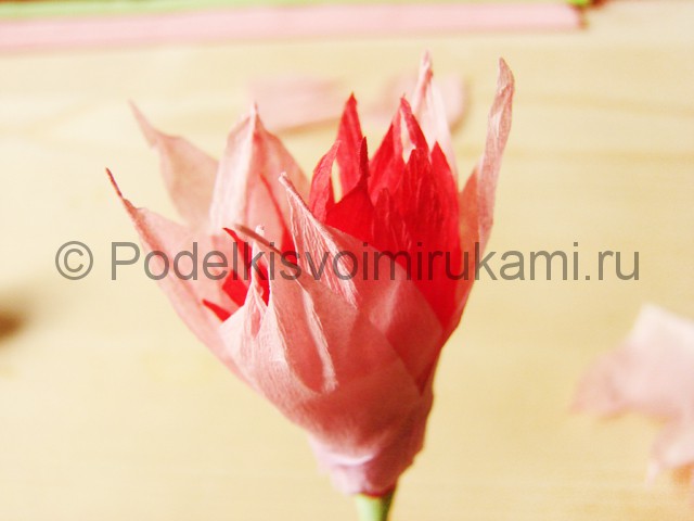 Поделка хризантемы из бумаги - фото 18.