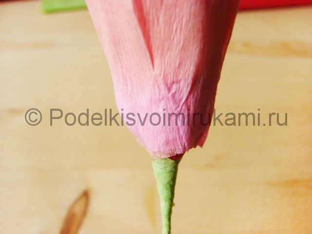 Поделка хризантемы из бумаги - фото 21.