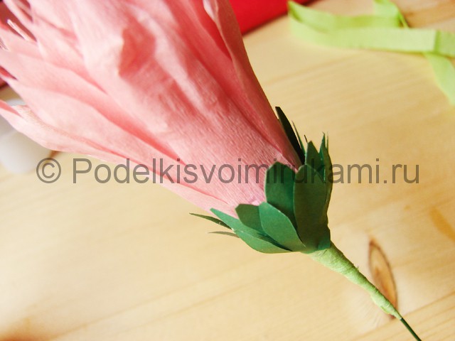 Поделка хризантемы из бумаги - фото 26.