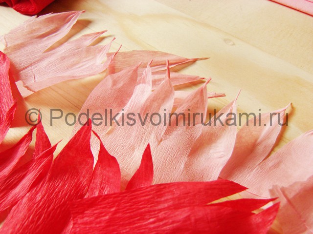 Поделка хризантемы из бумаги - фото 7.