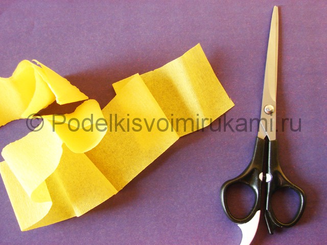 Изготовление фиалки из бумаги - фото 2.