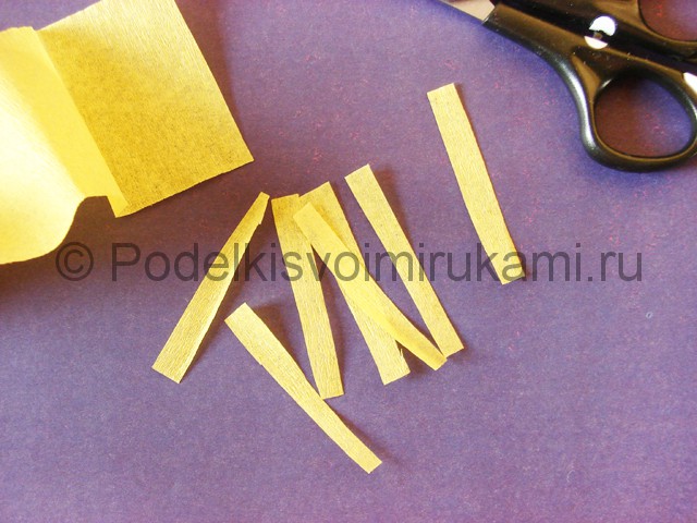 Изготовление фиалки из бумаги - фото 3.