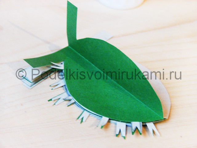 Изготовление кактуса из бумаги - фото 19.