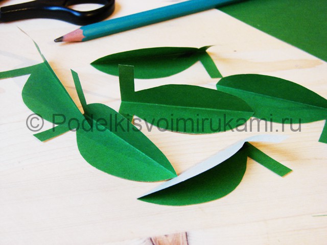 Изготовление кактуса из бумаги - фото 6.