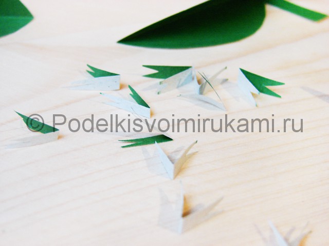 Изготовление кактуса из бумаги - фото 9.