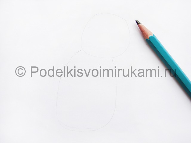 Рисуем лису цветными карандашами - фото 2.