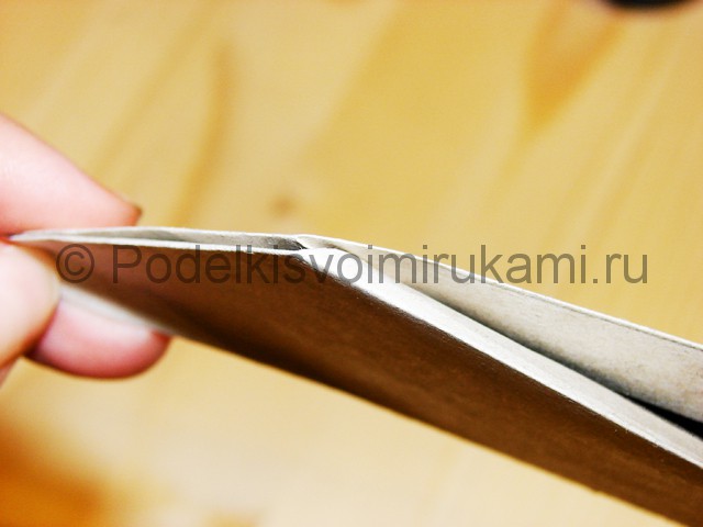 Изготовление ножа из бумаги - фото 19.