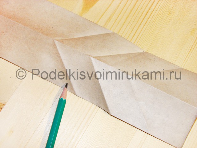 Изготовление ножа из бумаги - фото 24.