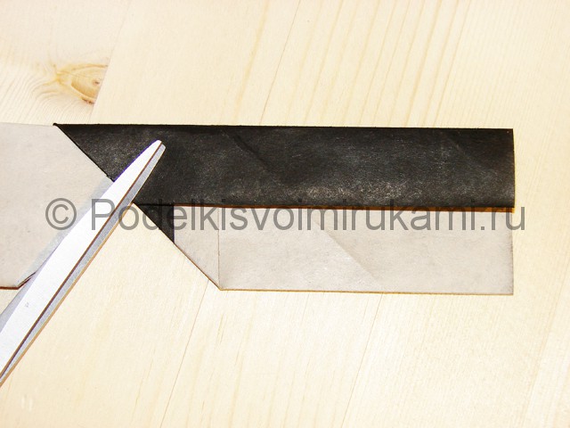 Изготовление ножа из бумаги - фото 30.